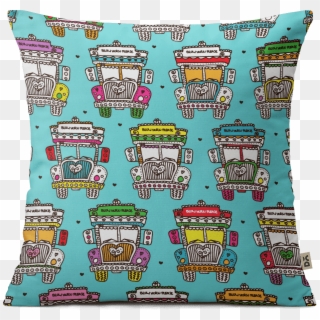 Dailyobjects Indian Truck 16 Cushion Cover Buy Online - Truck Art Motifs Colourful, HD Png Download