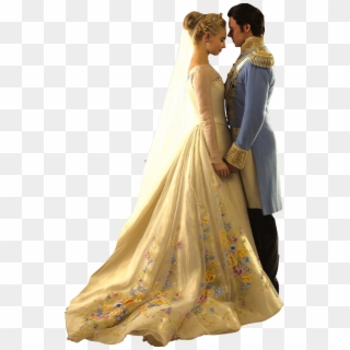 Wedding Couple Png - Cinderella 2015 Wedding Dress, Transparent Png