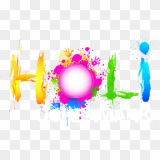 Happy Holi Text Png File - Happy Holi Png Text, Transparent Png