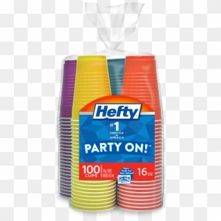 Hefty Disposable Party Cups, Assorted Colors,16 Oz, - Solo Cup Variety Pack, HD Png Download