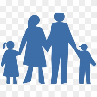 Family Silhouette Clip Art, HD Png Download