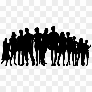 big family clipart silhouette