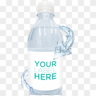 Custom Labeled Bottle - Water Bottle, HD Png Download