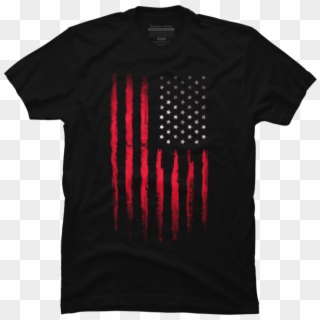 American Stars And Stripes Flag Grunge - T-shirt, HD Png Download