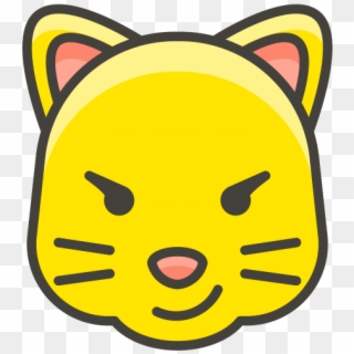 Cat Face With Wry Smile Emoji - Emoji .png, Transparent Png