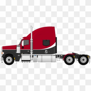 1341 X 596 15 - Drawing Tractor Trailer Truck, HD Png Download
