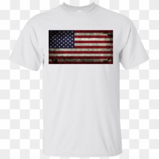 American Flag, Super Dark Grunge Gildan Ultra Cotton - Flag Of The United States, HD Png Download
