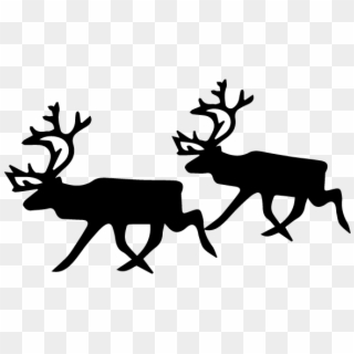 Lapland Activities Reindeer - Reindeer Clip Art Black And White, HD Png Download