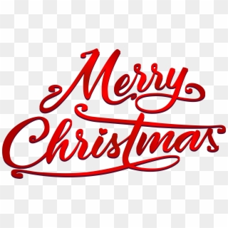 Merry Christmas Text Png, Transparent Png