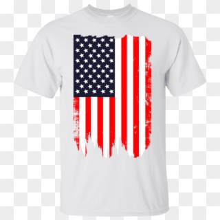 American Flag Usa Gildan Ultra Cotton T-shirt - Kennedy Space Center, HD Png Download