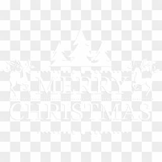 White Transparent Png Clip - White Merry Christmas Png, Png Download
