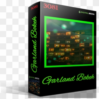 3081 Garland Bokeh Overlay - Electronics, HD Png Download
