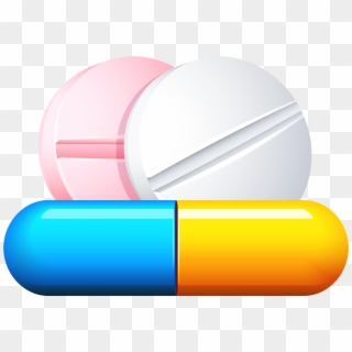 Pills Png Clipart - Medicine Clipart Transparent Background, Png Download
