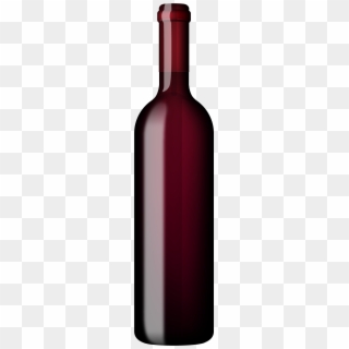 Wine Bottle Clipart - Wine Bottle Clip Art Red, HD Png Download