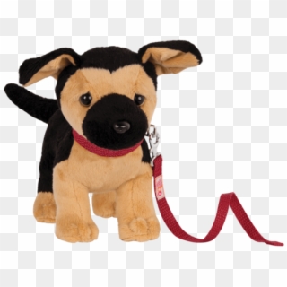 6-inch Posable Plush German Shepherd Pup - Our Generation Doll Dog Set, HD Png Download