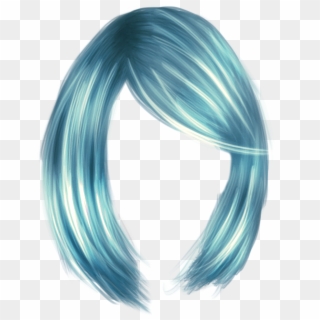 Hair Png - Blue Hair Png, Transparent Png