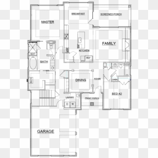 New Home Columbia - Floor Plan, HD Png Download