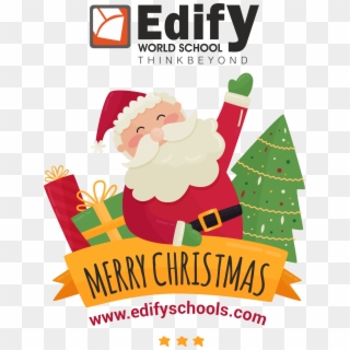 Merry Christmas ,edify School Franchise - Feliz Navidad En Ingles, HD Png Download