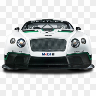 Bentley Continental Gt3 R Car Front View - Bentley Continental Gt3 Front, HD Png Download