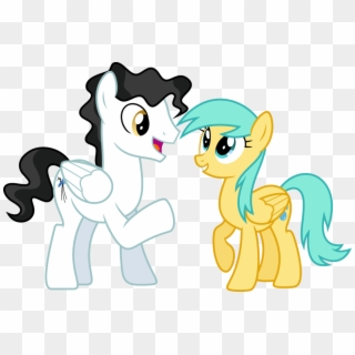 Starry Eyes , Sunshower Raindrops, Transparent Background, - Pony Male And Female, HD Png Download