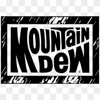 Mountain Dew - Mountain Dew Decal Black And White, HD Png Download