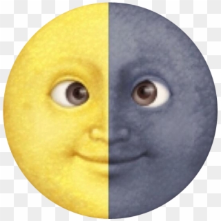 Luna De Whatsapp Png - Moon Emoji, Transparent Png