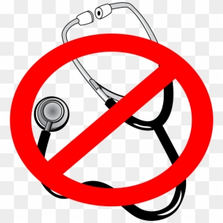 This Free Icons Png Design Of No Doctors , Png Download - Stethoscope Clip Art, Transparent Png