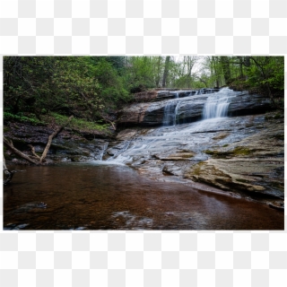 Alcovy Lower Waterfall, Gwinnett County Georgia On - Waterfall, HD Png Download