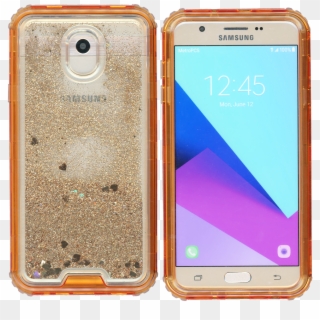 Samsung Galaxy J7 Mm Water Glitter Hybrid Rose Gold - Samsung Galaxy, HD Png Download