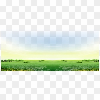 Steppe Farm Rural Area - Farm Background With Grass, HD Png Download