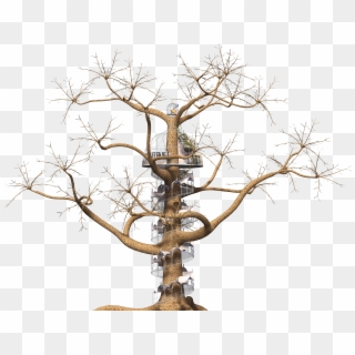 Tree Fantasy Spiral Staircase 1511604 - Tree Branch Fantasy, HD Png Download
