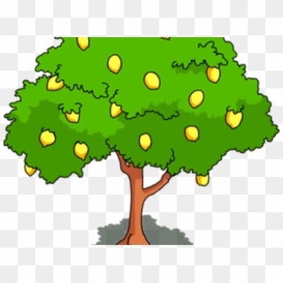 Lemon Tree Clipart - Clip Art Mango Tree, HD Png Download