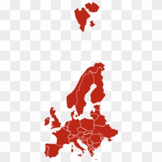 Europe Map Black Png, Transparent Png