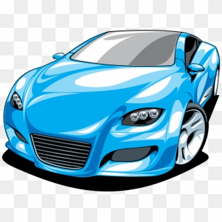 Cartoon Sports Car Images - Free Sports Car Vector, HD Png Download
