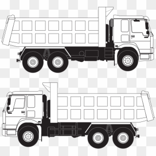 Free Photo Two Trucks Download Object Hq - Camion Png Dibujo, Transparent Png