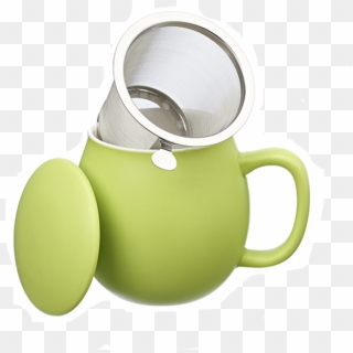 Camilla Tea Mug With Lid And Stainless Steel Infuser, - Mug, HD Png Download
