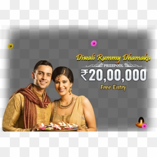 Have A Dazzling Diwali With Diwali Rummy Dhamaka Free, HD Png Download