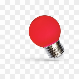 1w Led Red Golf Ball Bulb Es E-27, 110 Lm - Fluorescent Lamp, HD Png Download