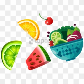 Free Png Download Fruit Cartoon Png Images Background - Cartoon Tropical Fruits Png, Transparent Png