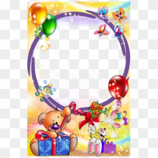Free Png Best Stock Photos Happy Birthday Kids Transparent - Birthday Frames, Png Download