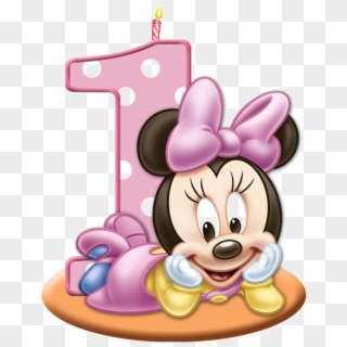 Download 1st Birthday Candle Png Baby Minnie Mouse 1st Birthday Transparent Png 1024x1024 8868 Pngfind