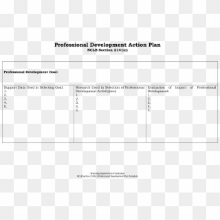 Action Plan Templates For Students With Format Plus, HD Png Download