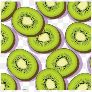 Mq Kiwi Fruit Background - Kiwi Fruit Illustration Png, Transparent Png