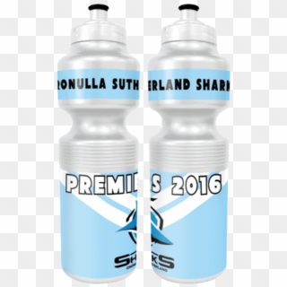 Cronulla-sutherland Sharks 2016 Premiers Plastic Drink - Water Bottle, HD Png Download