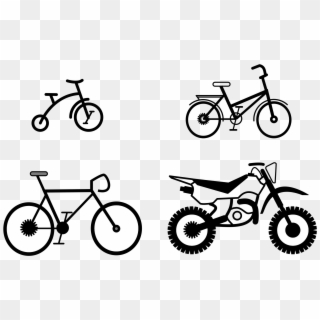 This Free Icons Png Design Of Various Bikes - Bike Clip Art, Transparent Png