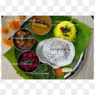 South Indian Thali - Dal Bhat, HD Png Download