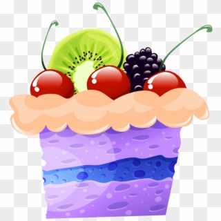 Craft Images, Yandex Disk, Cupcake, Clip Art, Crack - Fruit Cake Cartoon Png, Transparent Png