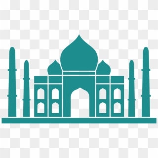 India - Taj Mahal Simple Sketch, HD Png Download