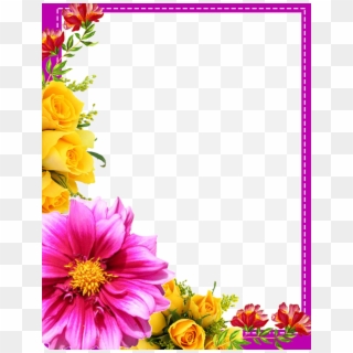 Greeting Card Design With Flowers , Png Download, Transparent Png