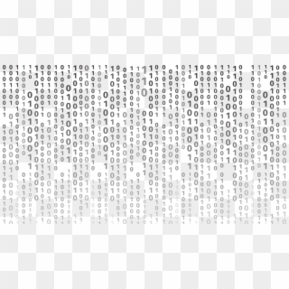 Binary Png - Binary Black And White Background, Transparent Png
